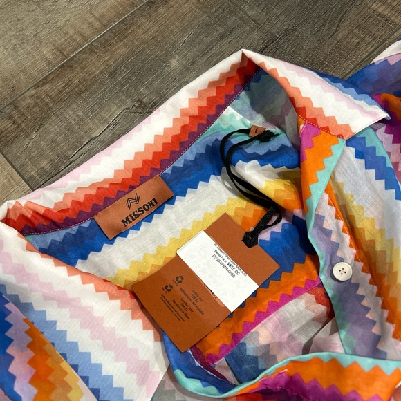 Missoni chevron shirt cover up dress NWT - Picture 5 of 8